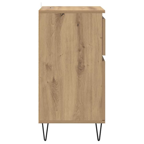 vidaXL Serviesskap artisan eik 35 x 40 x 70 cm Konstruert tre
