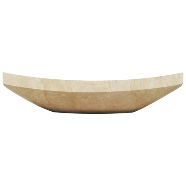 vidaXL Vask 50x35x12 cm marmor krem