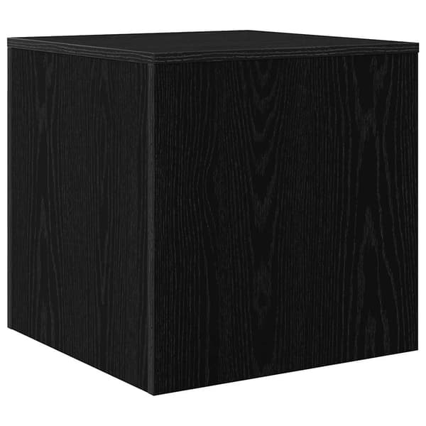 vidaXL Kaffebord 3 pcs Svart Eik Konstruert tre