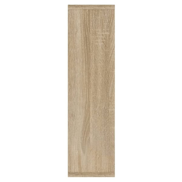 vidaXL Speilskap med LED sonoma eik 76x15x55 cm