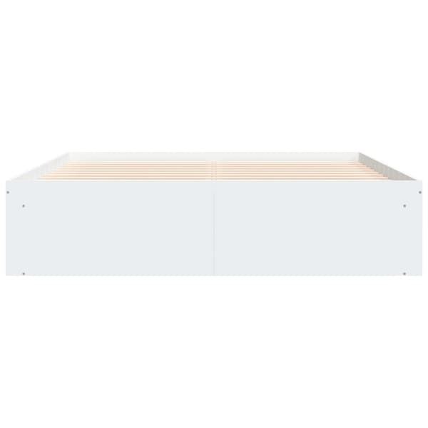 vidaXL Sengeramme hvit 150x200 cm