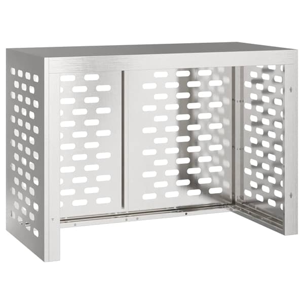 vidaXL Täckning för Luftkonditionering Silver 100 x 50 x 70 cm