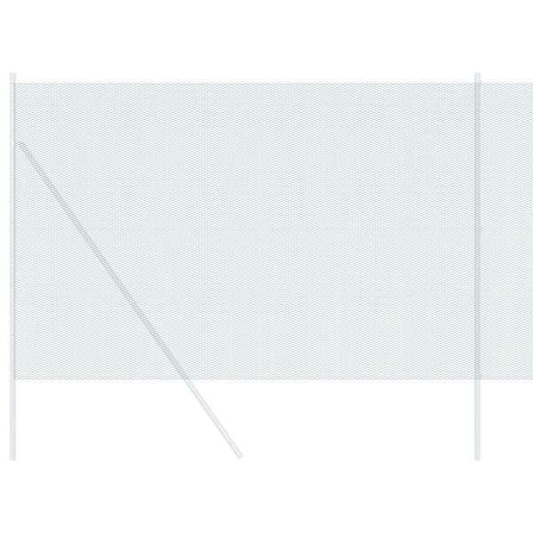 vidaXL Hexagonstängsel Grön 1,6 x 100 m PVC