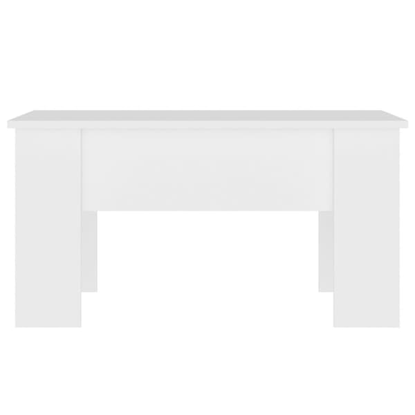 vidaXL Soffbord vit 79x49x41 cm konstruerat trä