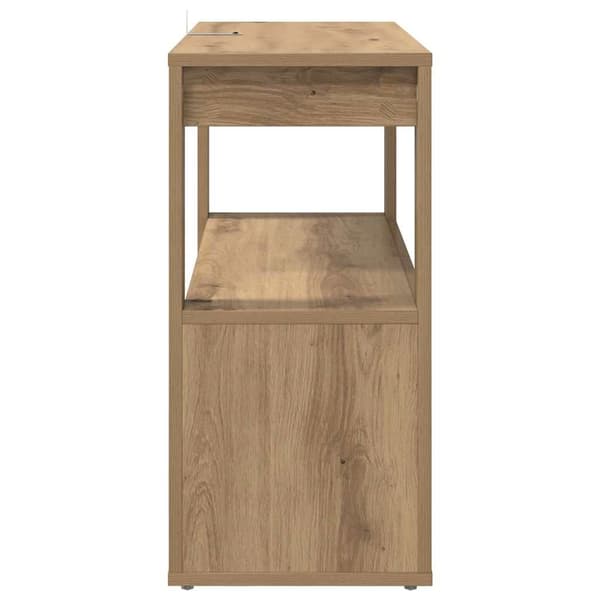 vidaXL Serviesskap artisan eik 80 x 30 x 60 cm Konstruert tre