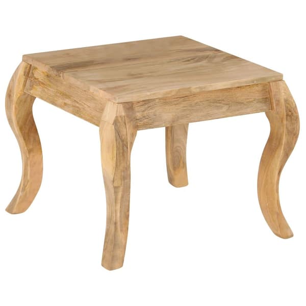 vidaXL Endebord 45x45x40 cm heltre mango