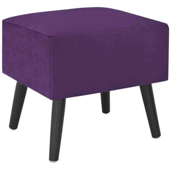 vidaXL Sängbord mörklila 40x35x40 cm sammet