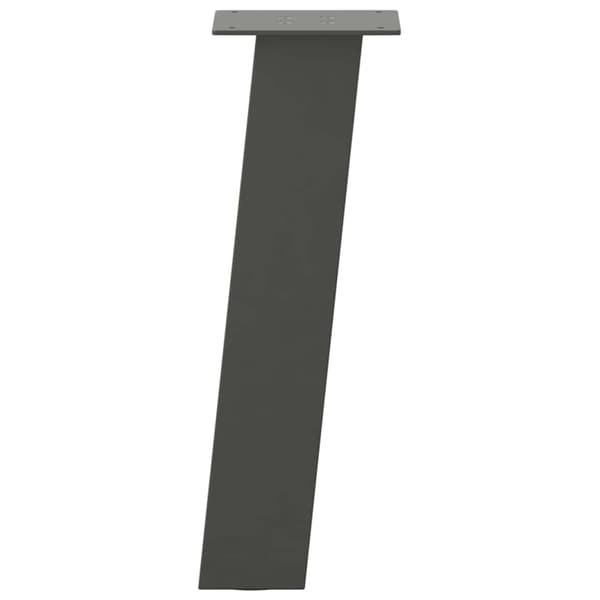 vidaXL Soffbordsben 4 st antracit 42 cm stål