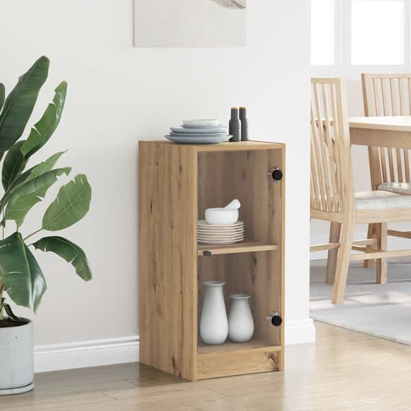 vidaXL Serviesskap artisan eik 35 x 37 x 76 cm Konstruert tre