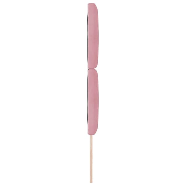vidaXL LED huvuddyna Rosa 80 cm Sammet