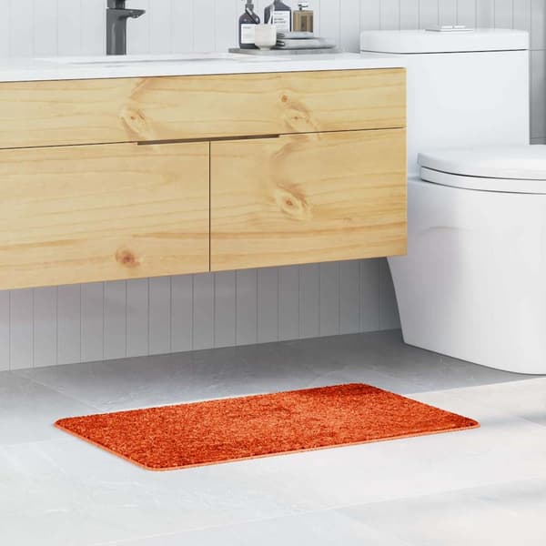 vidaXL Badematte Oransje 50 x 80 cm Polypropen