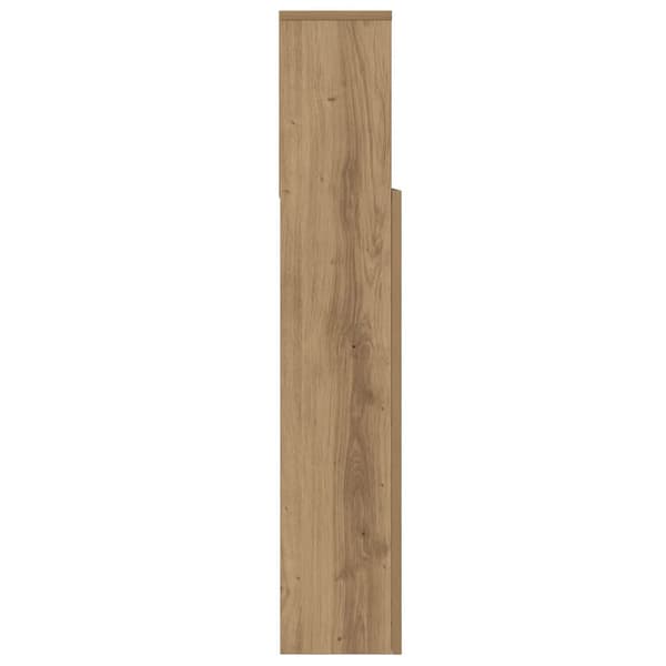 vidaXL Hodegavlskap Artisan Eik 220 x 19 x 101,5 cm Konstruert tre