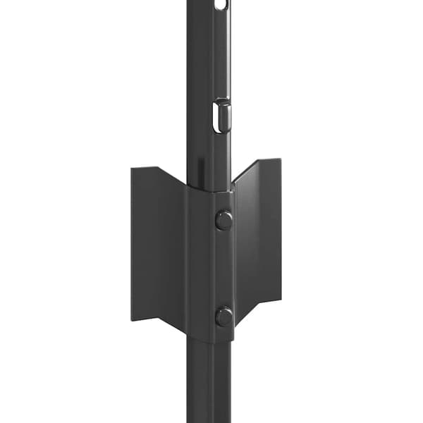 vidaXL Gjerdepiler 5 pcs Grå 80 cm Stål