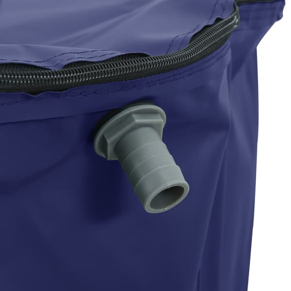 vidaXL Vanntank med kran sammenleggbar 100 L PVC