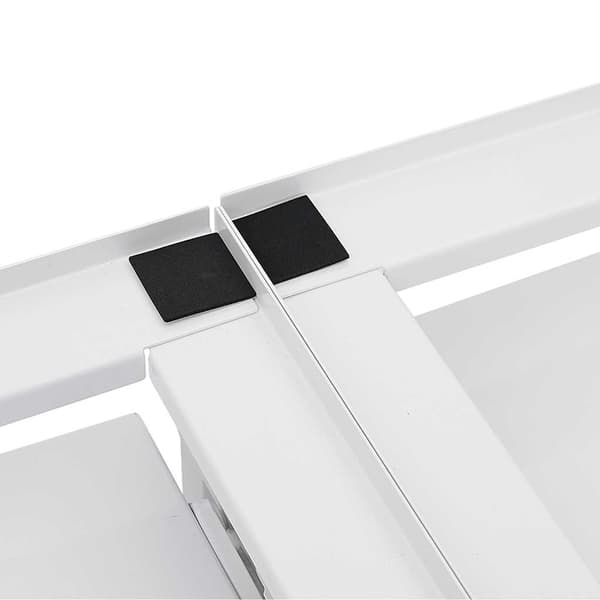 vidaXL | Vaskemaskin Pedestal | Hvit Stål
