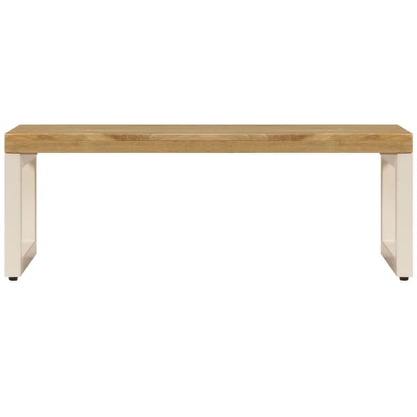 vidaXL Sofabord 100x50x35 cm heltre mango og stål change2