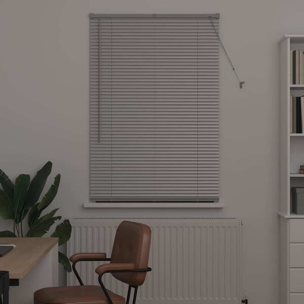 vidaXL Persienner Silver 175 x 95 cm Aluminium