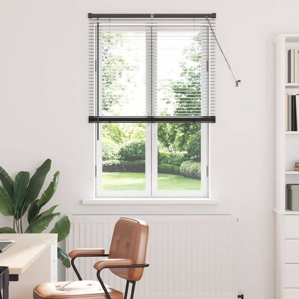 vidaXL Persienner Svart 175 x 90 cm Aluminium