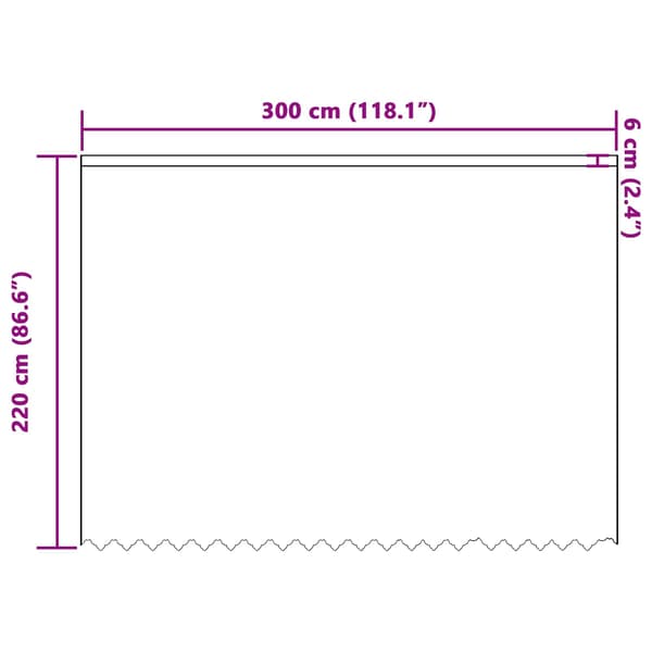 vidaXL Gardiner med gardiner Hvit 500x100cm Polyester