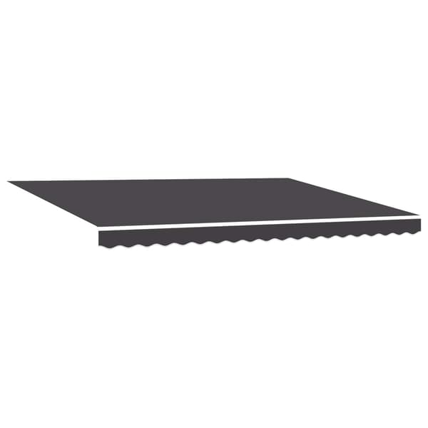 vidaXL Innvendbar Markise Antrasitt 450 × 300 cm