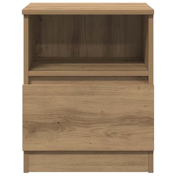 vidaXL Nattbord artisan eik 40x40x50 cm konstruert tre