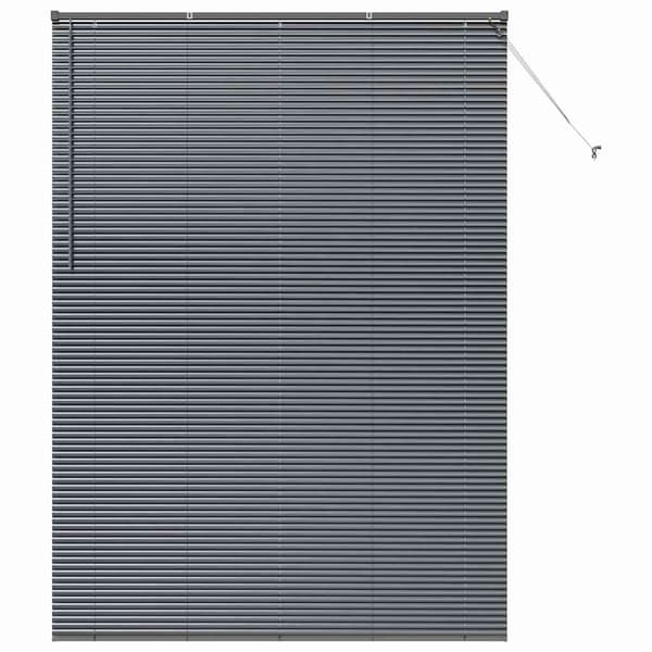 vidaXL Persienner Mörkgrå 220 x 155 cm Aluminium