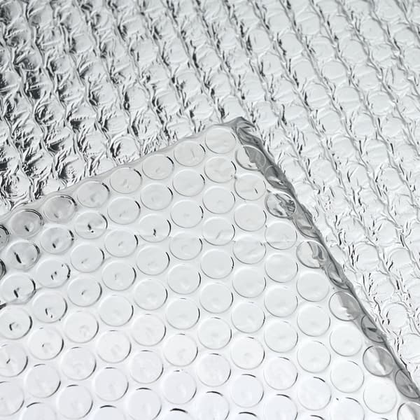 vidaXL Varmereflektor for radiator sølv 15 x 1 m Polyethylen