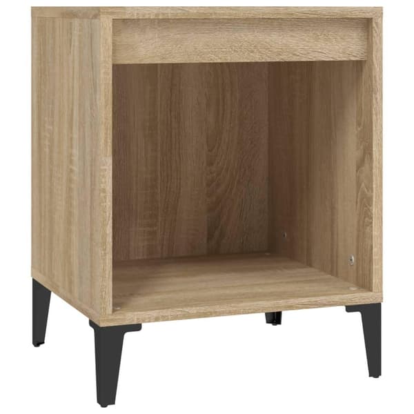 vidaXL Nattbord sonoma eik 40x35x50 cm