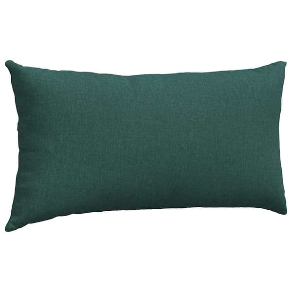 vidaXL Soffkuddar 2 st Mörkgrön 80 x 40 cm tyg