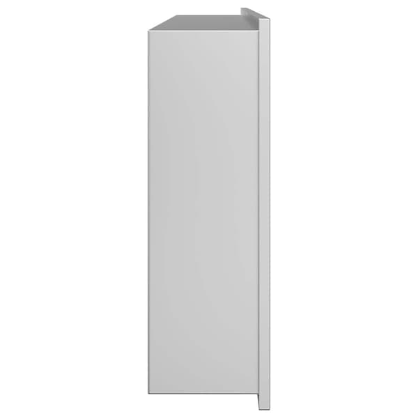 vidaXL Dusjniche sølv 75 x 30 x 9,5 cm Rustfritt Stål