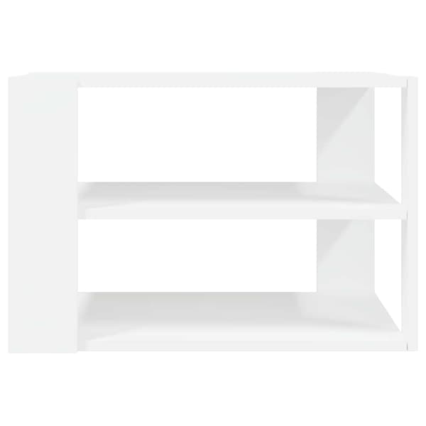 vidaXL Soffbord vit 58x58x40 cm konstruerat trä