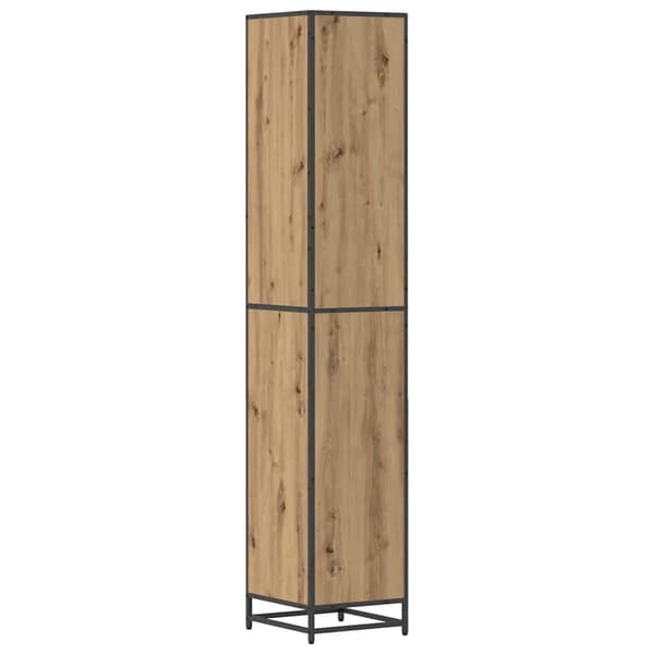 vidaXL Baderomsskap artisan eik 35 x 37.5 x 188.5 cm Konstruert tre