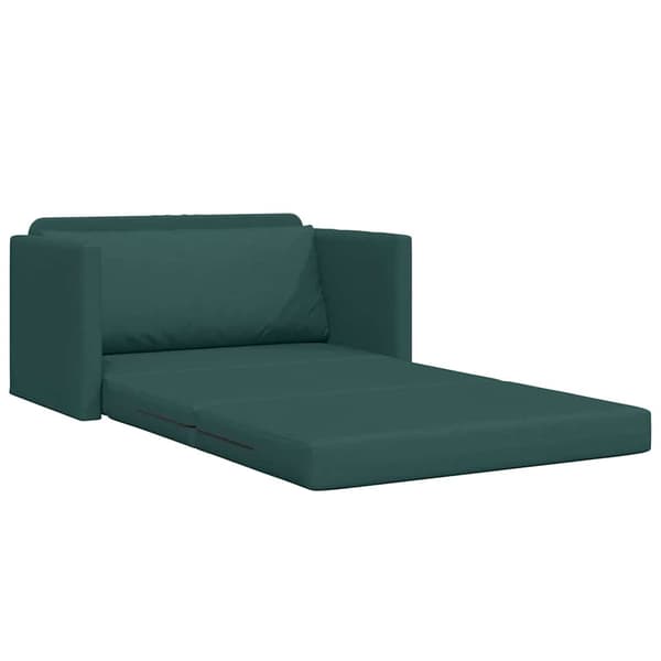 vidaXL Soffsäng 110cm Mörkgrön tyg