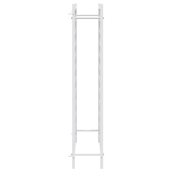 vidaXL Vinstativ for 72 flasker metall hvit