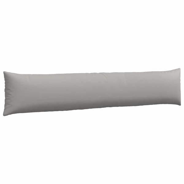 vidaXL Soffkuddar 2 st Grå 200 x 40 cm tyg