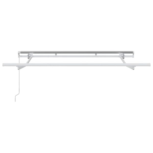 vidaXL Markisram Vit 2,5 x 2 m Metall