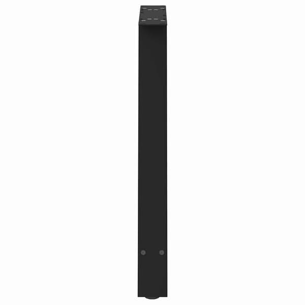 vidaXL Soffbordsben A-formade 2 st svart 70x(72-73) cm stål