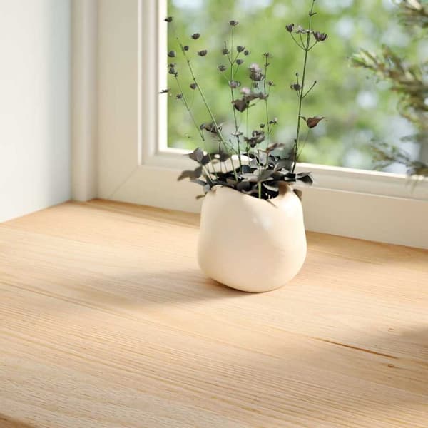 vidaXL Vinduskarmer 2 stk ubehandlet 70x30x2 cm heltre eik