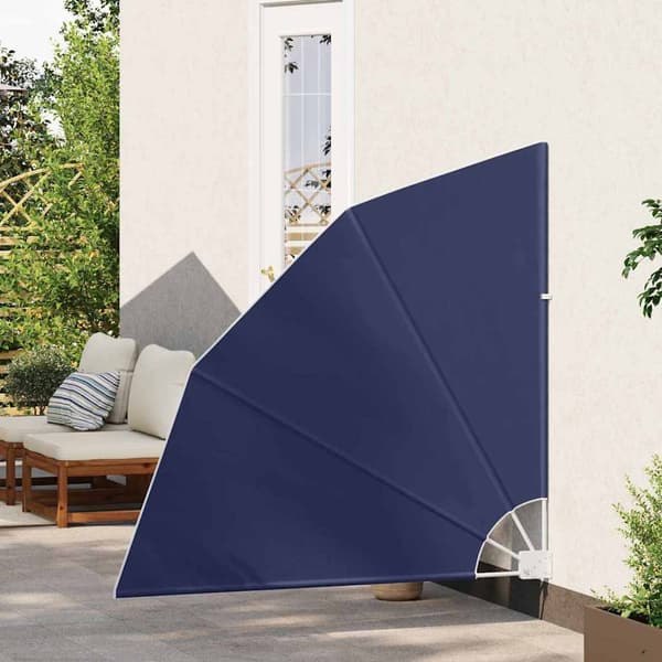 vidaXL Balkongskärm Mörkblå 140 x 140 cm Polyester