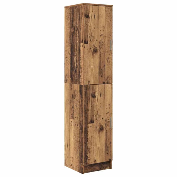 vidaXL Skrivbord 2 pcs Gammalt trä