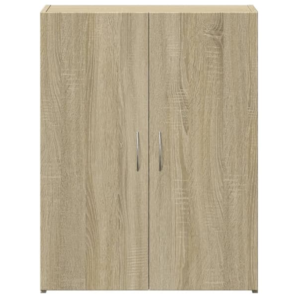 vidaXL Arkivskap sonoma eik 60x32x77,5 cm konstruert tre