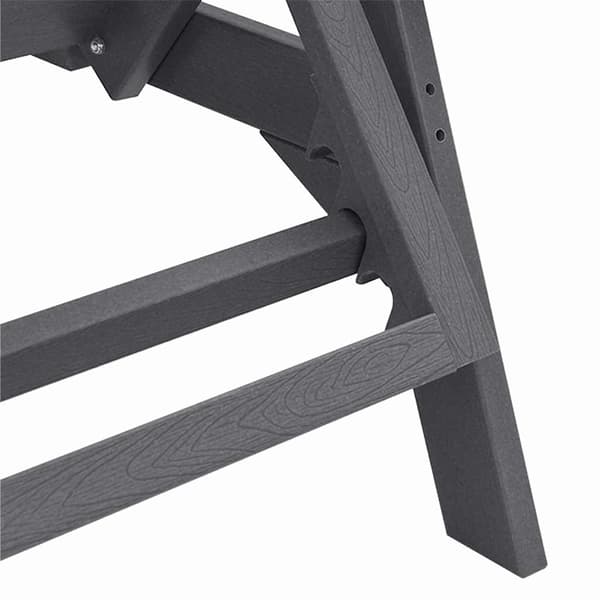 vidaXL Solstol Reclining 3 pcs Ljusgrå polyeten