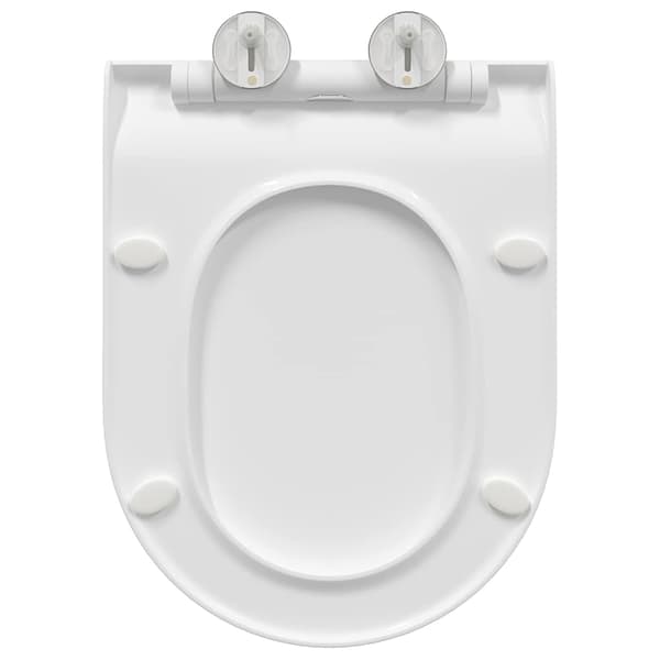 vidaXL Toalett egnet for sete Hvit 50 x 36 x 5 cm Polypropen