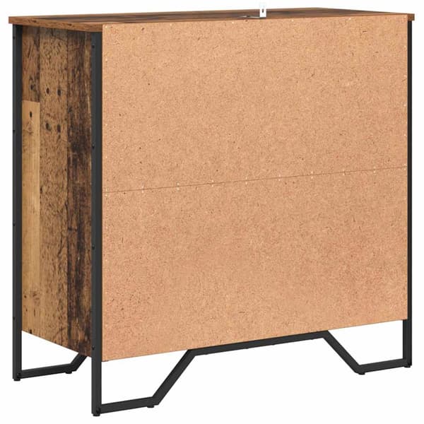 vidaXL Sideboard Gammalt trä 78 x 35 x 74.5 cm