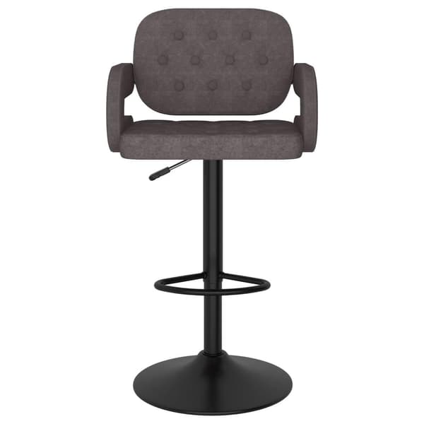 vidaXL Barstolar 2 st taupe tyg