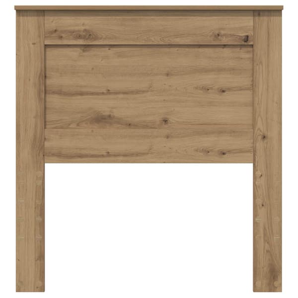 vidaXL Hodegavl med hodegjerde Artisan Eik 100 cm Konstruert tre