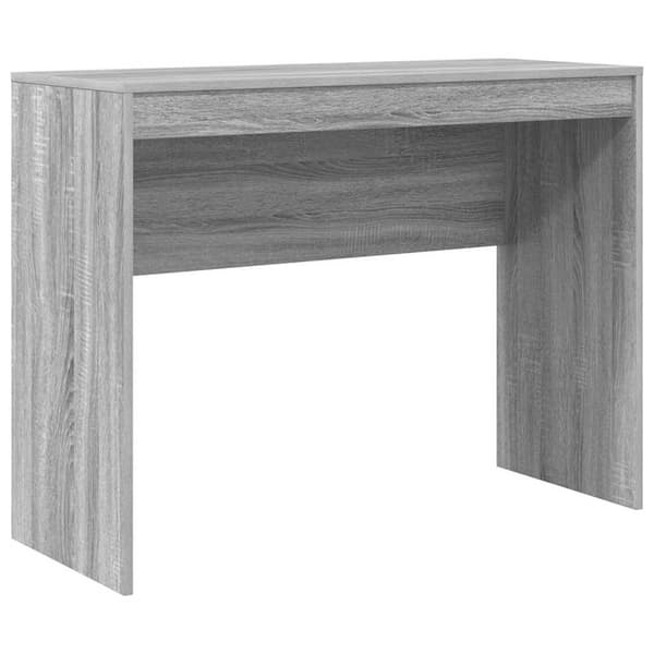 vidaXL Skrivebord Grå Sonoma 100 x 40 x 76 cm