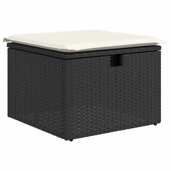 vidaXL Soffset med kudde 7 pcs konstrotting