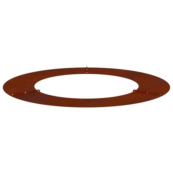 vidaXL lämplig för Flat Trädringar 5 pcs Brun Ø50 / 80 cm