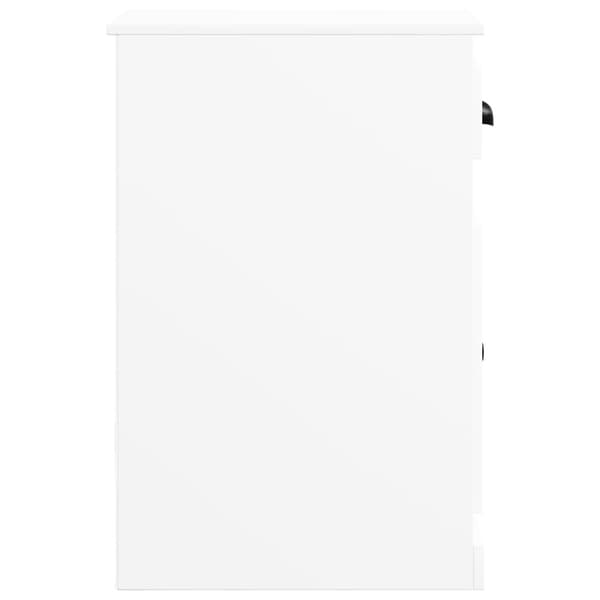 vidaXL Sidoskåp vit 40x50x75 cm konstruerat trä